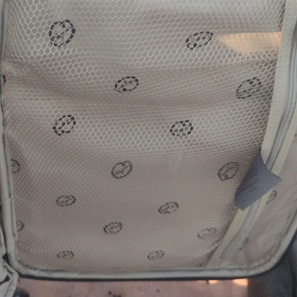 Purple Expandable Suitcase with Wheels& Telescopic Handle